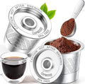 CAPMESSO Reusable K Cups for Keurig: NO Grit Stainless Steel Coffee Pod 2PC | by CAPMESSO