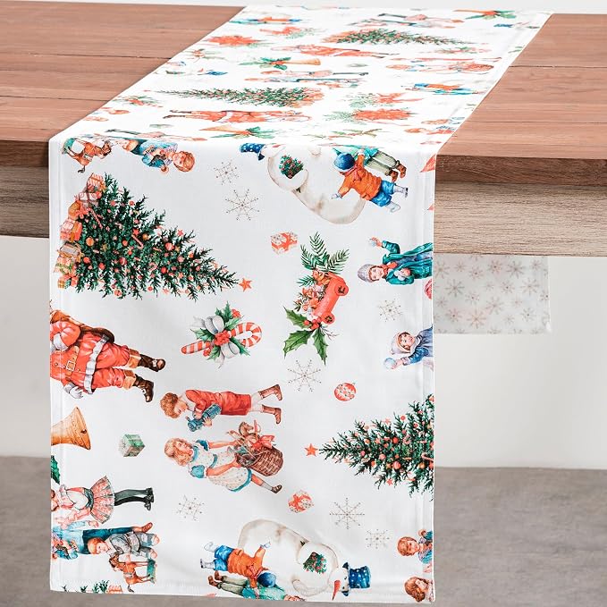 Maison d' Hermine Table Runner 100% Cotton 14.50" x 108" | Table Runners 108 - Image 8