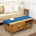 Solino Home 100% Pure Linen Table Runner Indigo Blue Hemstitch, 14 x 60 in | by SolinoHome
