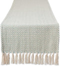 DII Woven Basic Tabletop Collection Chevron Table Runner by DII