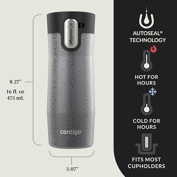 Contigo AUTOSEAL West Loop Vacuum-Insulated Stainless Steel Travel Mug - Image 2