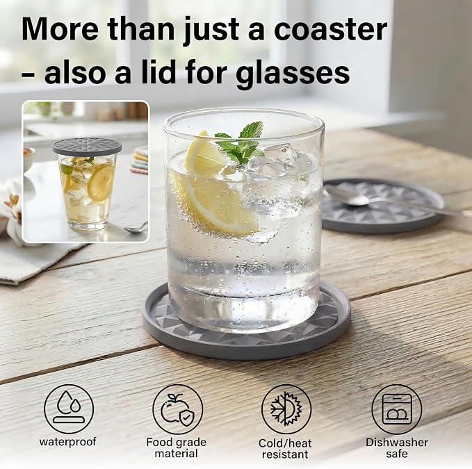 Silicone Drink Coasters Set of 8, Coaster - Image 5