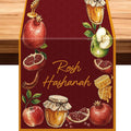 EUOYUFO Rosh Hashanah Table Decorations, Shana Tova Theme Table Runner -71 x 12 by EUOYUFO