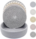 8 Inch Trivets for Hot Dishes, Hot Pots and Pans, Thick Heat Resistant by KITLAB