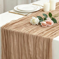 8 Pack Nude Cheesecloth Table Runner 120 Inch Boho Wedding Decor | Cheesecloth by Fixwal