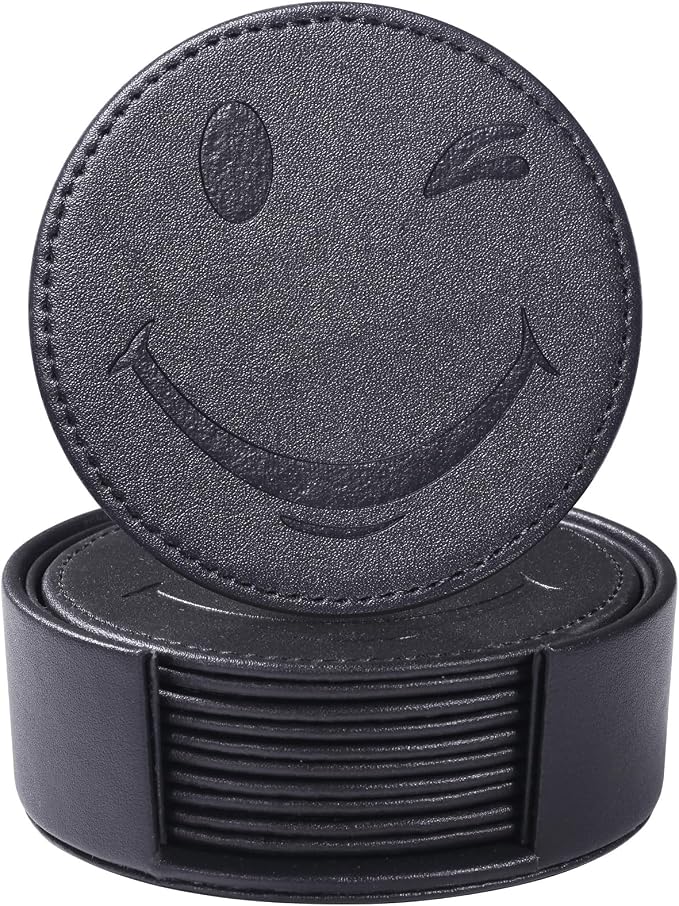 Coasters for Drinks Set of 6 by Unknown