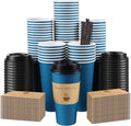 Clawsoff 50 Pack 20 oz Disposable Paper Coffee Cups by BuyNow