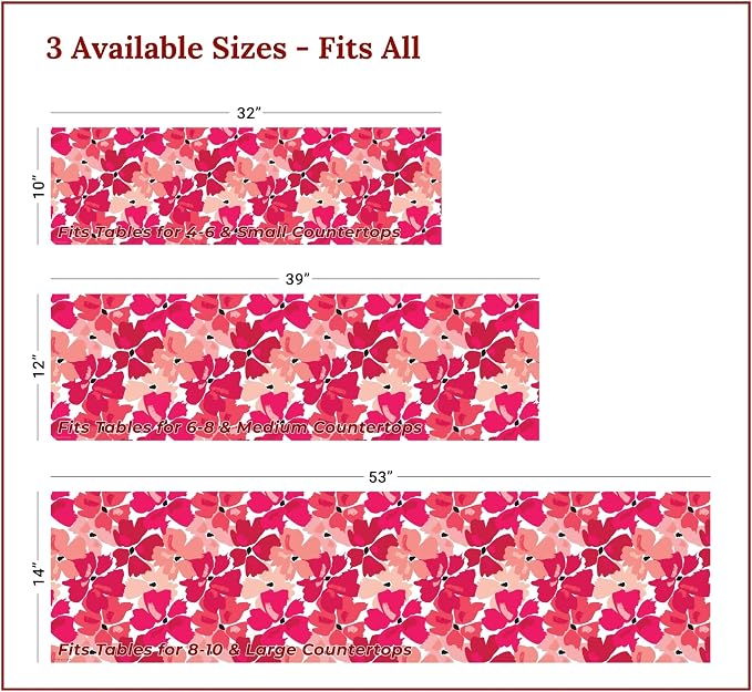 Heat Resistant Table Runner, 53 x 14 Inch - Image 4