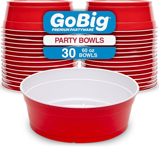 GoBig Red Party Cup Bowls by GoBig