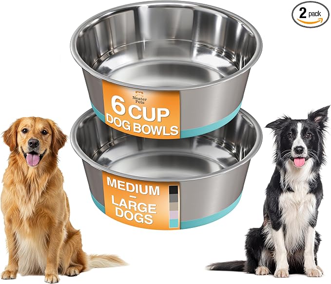 Neater Pet Brands Stainless Steel Dog Bowls by NeaterPetBrands