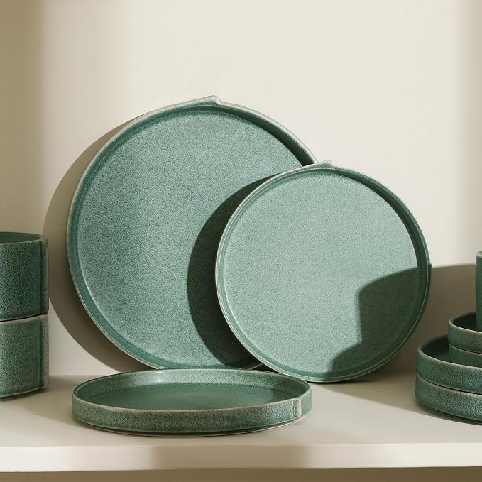 Stone Lain Bao 4-Piece Dinner Plate Set Stoneware - Image 5