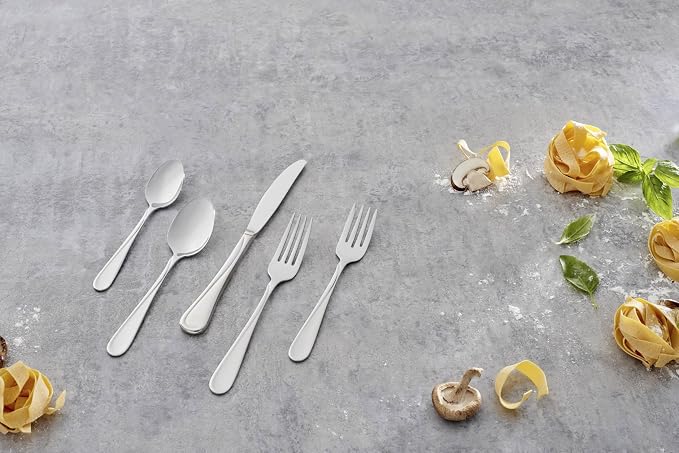 Oneida Silverware Set, Flight Everyday Flatware 6-Piece Teaspoons Set, Service - Image 4