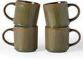famiware Coffee Mug Set for 4, Star 12 oz Catering Mugs Cup Set by Famiware