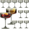 12PCS Plastic Martini Glasses, Unbreakable Reusable Champagne Coupe, Removable by Unknown