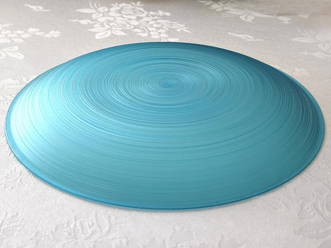 " OCCASIONS " 240 Plates Pack,(120 Guests) Premium Wedding Party Disposable Plastic Plates Set -120 x 10'' Dinner + 120 x 7'' Salad/Dessert (Belize, Aqua)