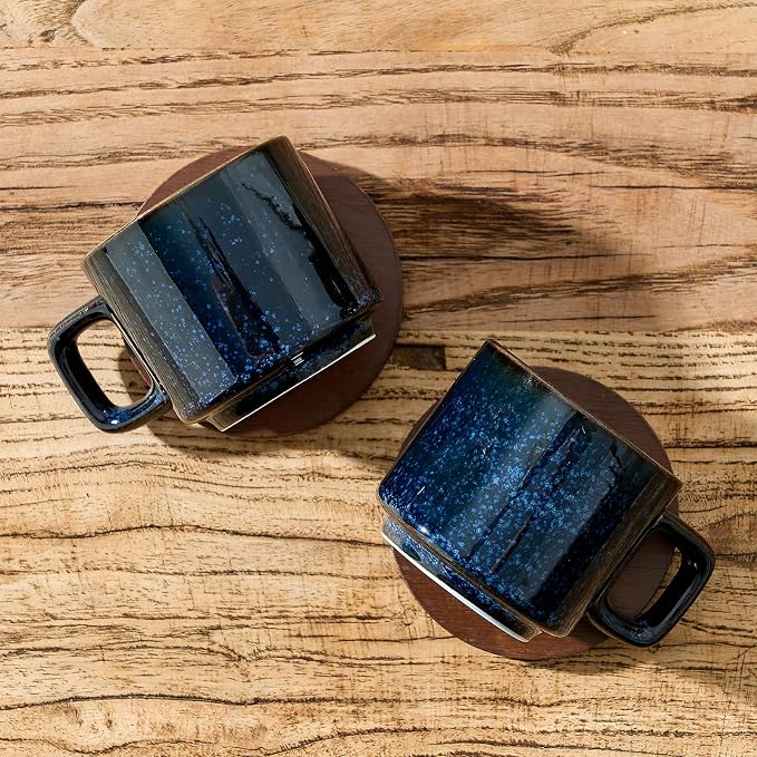 LUKA Porcelain Stackable Espresso Cups - Image 2