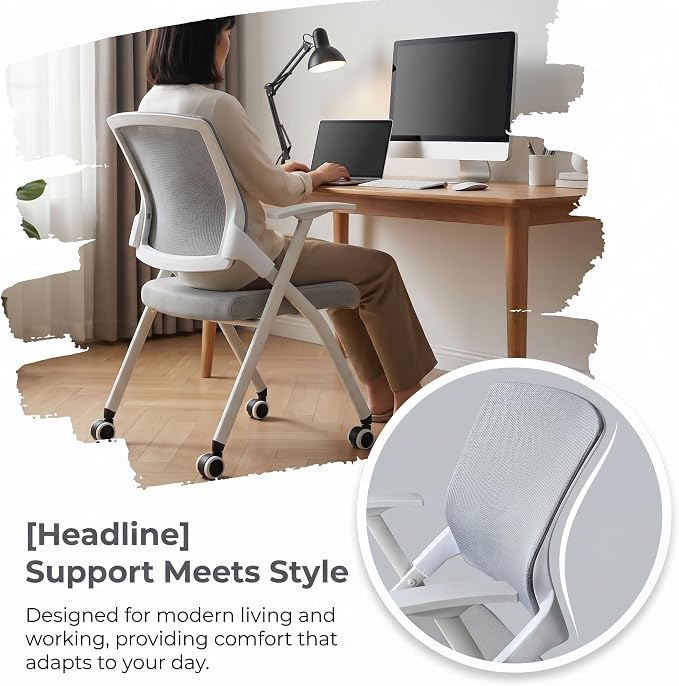 6 Pack Folding Office Chair - Image 7