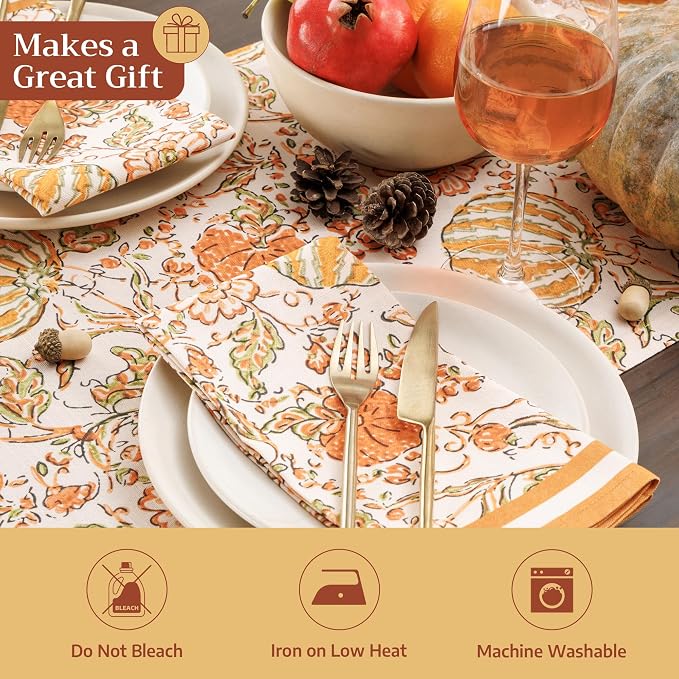 Maison d' Hermine Table Runner 100% Cotton 14.50" x 108" | Table Runners 108 - Image 5