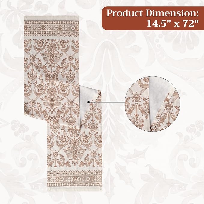 Maison d' Hermine Table Runner 100% Cotton 14.50" x 72" | Table Runners 72 - Image 7
