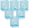 Segarty Pencil Holder, 6 Pack Square Light Blue Pen Holder by Segarty