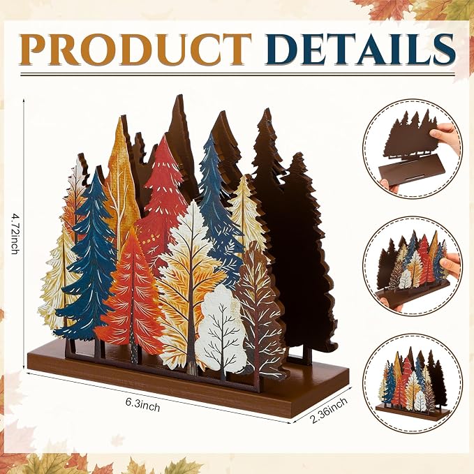 Autumn Forest Napkin Holder for Tables Classical Autumn Forest Napkin Holder - Image 2