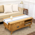 Solino Home 100% Pure Linen Table Runner, 14 x 48 in, console and side tables; by SolinoHome