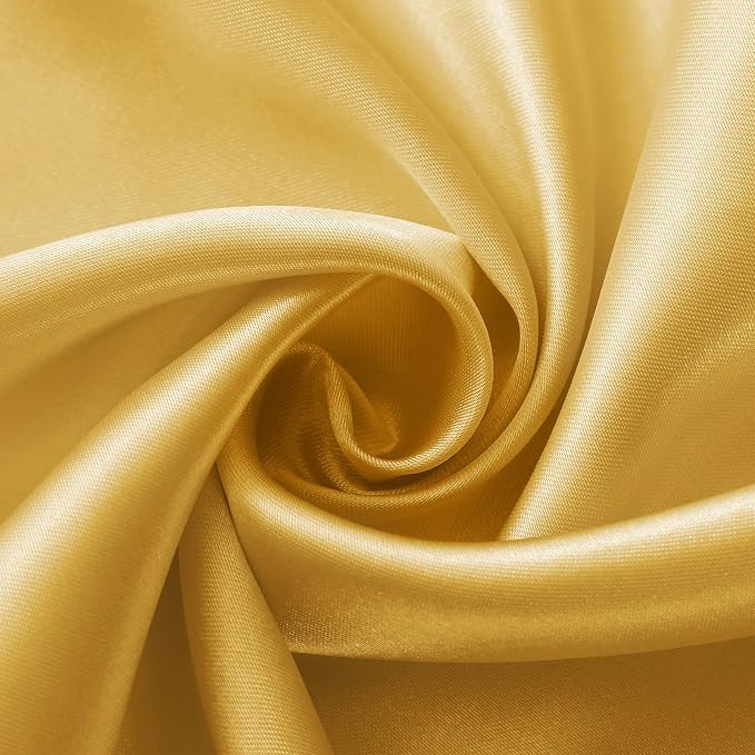 Horbaunal 2 Pack Yellow Gold Satin Table Runner 12 x 108 Inch | Smooth Table - Image 6