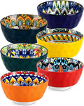 vancasso 12 Oz Ceramic Cereal Bowls Set of 6, Bohemian Soup Oatmeal Bowls | by vancasso