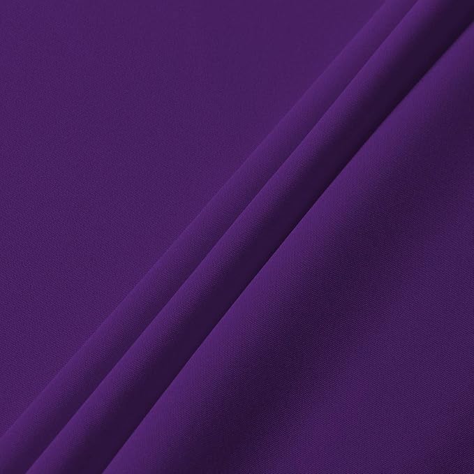 sancua Rectangle Tablecloth - 60 x 60 Inch - Stain and Wrinkle Resistant Washable Polyester Table Cloth, Decorative Fabric Table Cover for Dining Tables, Buffet Parties and Camping, Purple