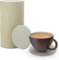 MT Products Off-White Round Paper Coasters by MTProducts