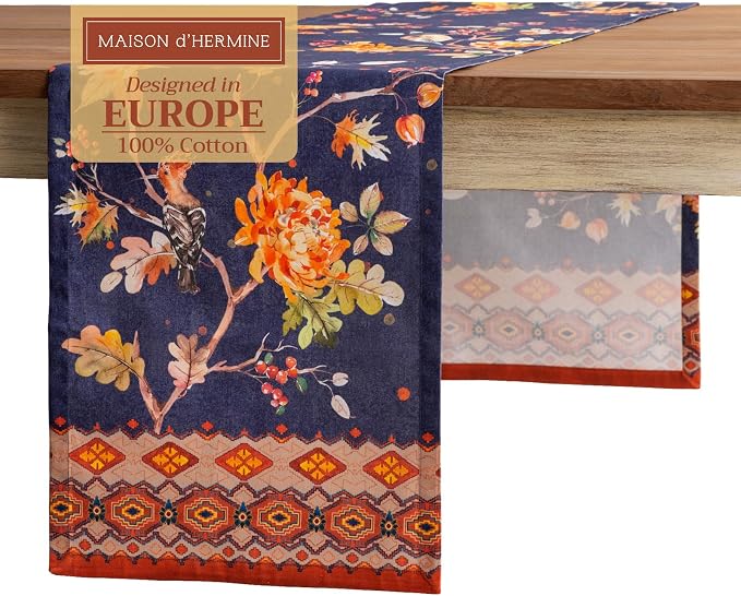 Maison d' Hermine Table Runner 100% Cotton 14.50" x 108" | Table Runners 108 by MaisondHermine