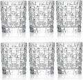 Dicunoy 6 Pack Juice Drinking Glasses, 8 oz Water Glasses by Dicunoy