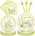 96Pcs Tennis Party Decorations Tableware Set Tennis Served Birthday Paper by EUOYUFO