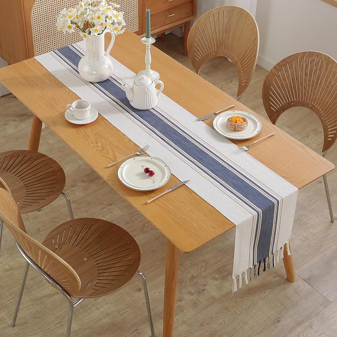 Blue Table Runner 48 Inches Long - Image 6
