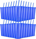 24 Pack Plastic Tumblers with Lids and Straws, Reusable Colorful Cups by LEIFEOSH