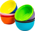 Youngever 9 Pack 10 Ounce Plastic Bowls, Kids Plastic Bowls by Youngever