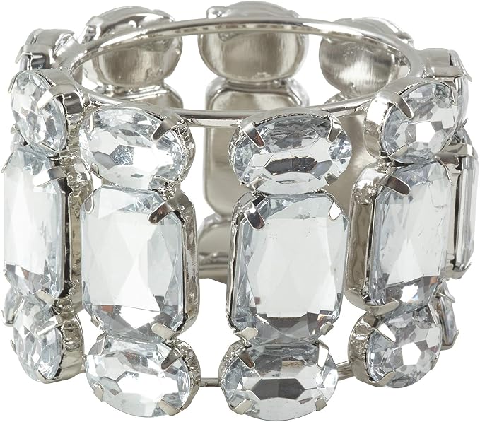Jeweled Gem Stone Napkin Ring - Image 2