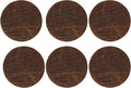 Set of 6 Coaster Geniune Leather Tea Coasters by RusticVintage