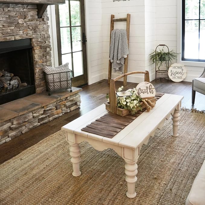 Wooden Table Runner, Natural Durable Wood Table Runner, 25 x 12 Inches - Image 4