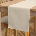 Encasa XO Table Runner, Cotton Canvas Dining Runner 13"x104" | Natural by EncasaXO