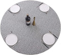 Walrus Round Vinyl Fitted Tablecloth with Flannel Backing Elastic Edge Design Table Cover Waterproof Oil-Proof PVC Table Cloth Stain-Resistant Best for 37"-44" Round