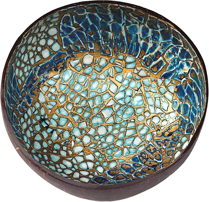 Natural Coconut Bowl Key Decorative by ChezMax