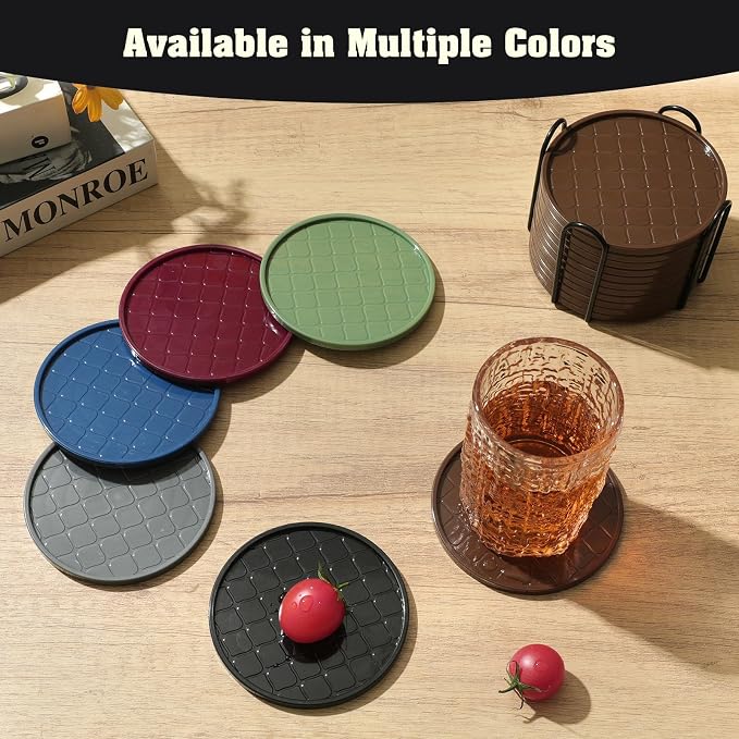 Coasters, Drink Coasters Set of 8 - Image 7