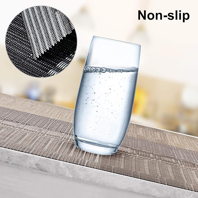 Aofmee Placemats, Placemats Set of 6, Heat Resistant Place Mats, Washable PVC - Image 4
