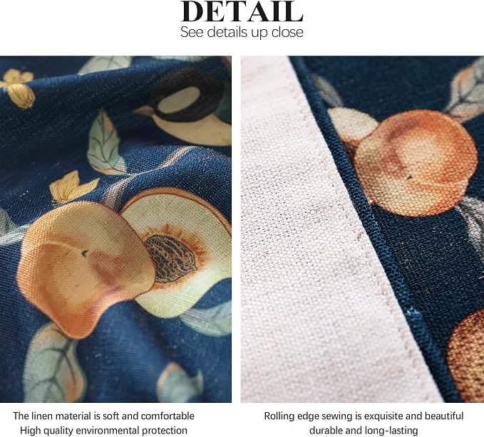 bilin gaier Designer Linen Extra Long Table Runner, Floral Pattern, Dining Table - Image 5