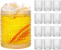 Moretoes Hobnail Drinking Glasses Set of 12 | Cocktail Glasses Vintage Glassware by Moretoes
