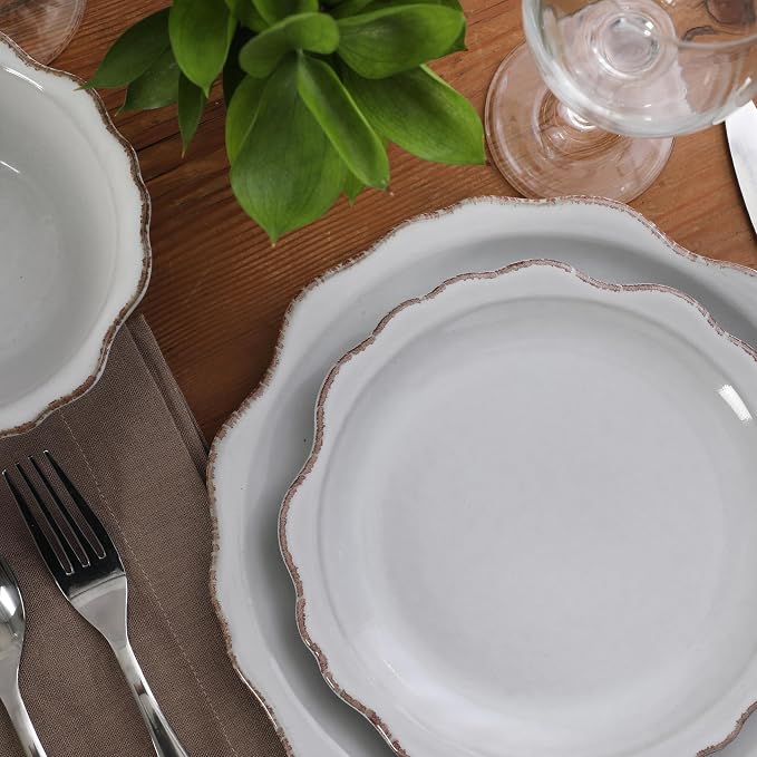 Gibson Elite Kennon Road Plates and Bowls Set, 12-Piece Dinnerware Set - Image 6