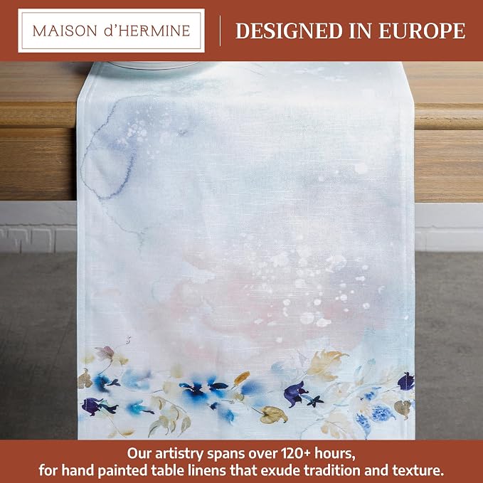Maison d' Hermine Table Runner 100% Cotton 14.50" x 108" | Table Runners 108 - Image 2