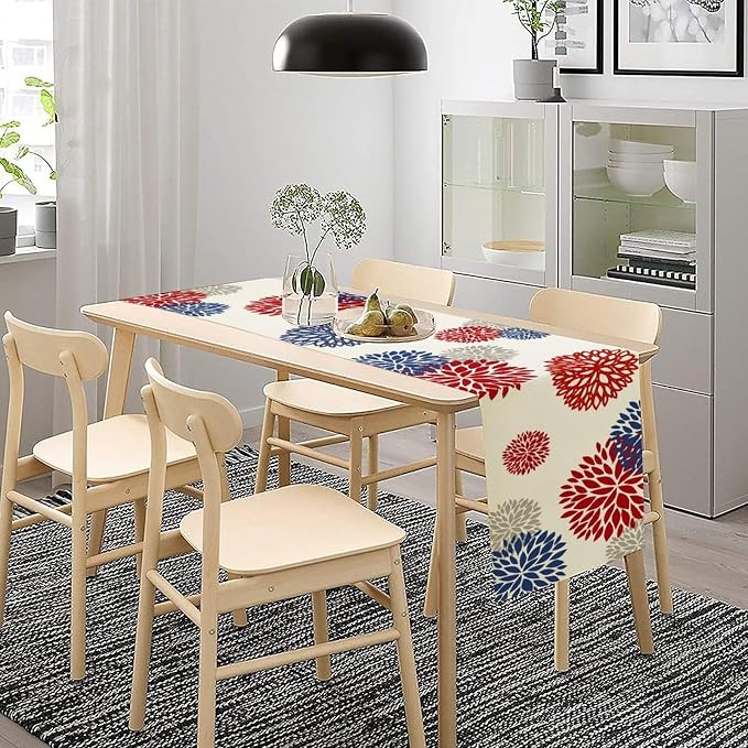 4th of July Table Runner, 13x108inch - Image 3