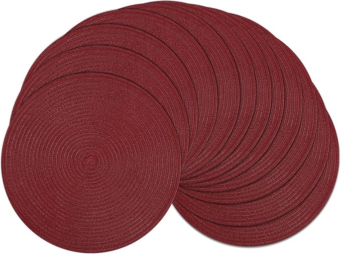 SHACOS Round Placemats Set of 12 by SHACOS